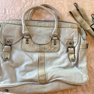 Old Gringo Leather Tote Bag in Light Grey- Un